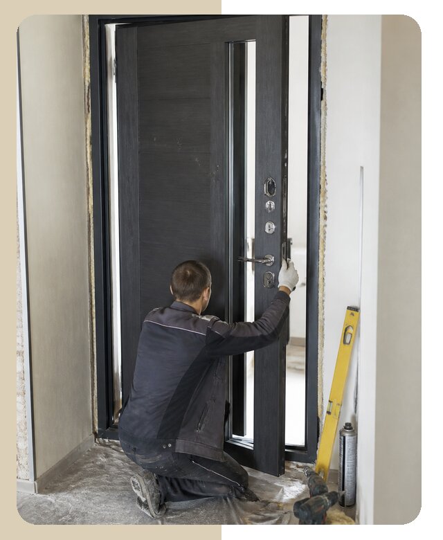 Профессиональная установка полуторной двери в Кинели